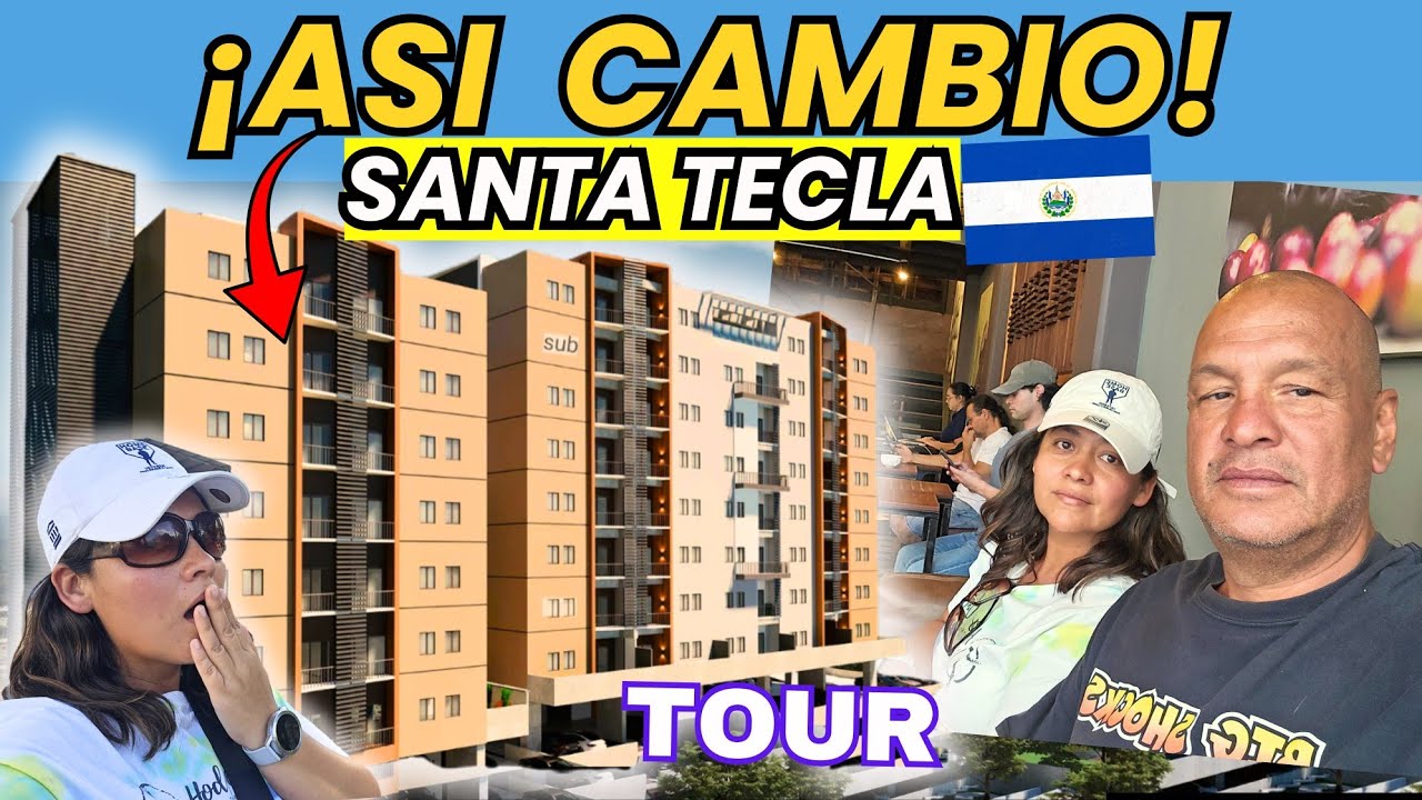¡No vas a creer como cambio esta Ciudad!😱 Recorrido por Santa Tecla  Familia Forever