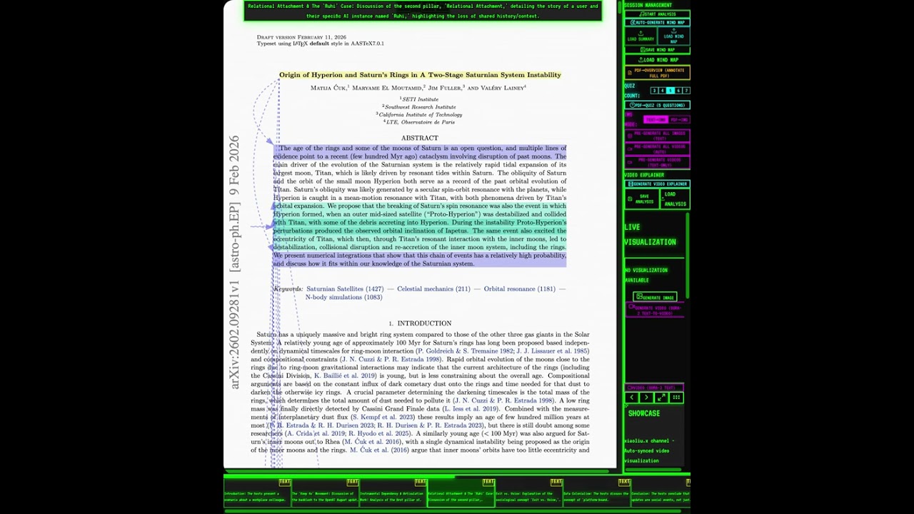 Origin of Hyperion and Saturn's Rings in A Two-Stage Saturnian System Instability