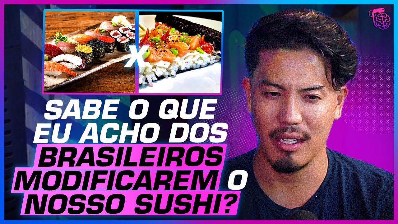 JAPONÊS fala A VERDADE SOBRE o que ACHA do SUSHI BRASILEIRO! - PAUL CABANNES, NICK WHINCUP E GUTI