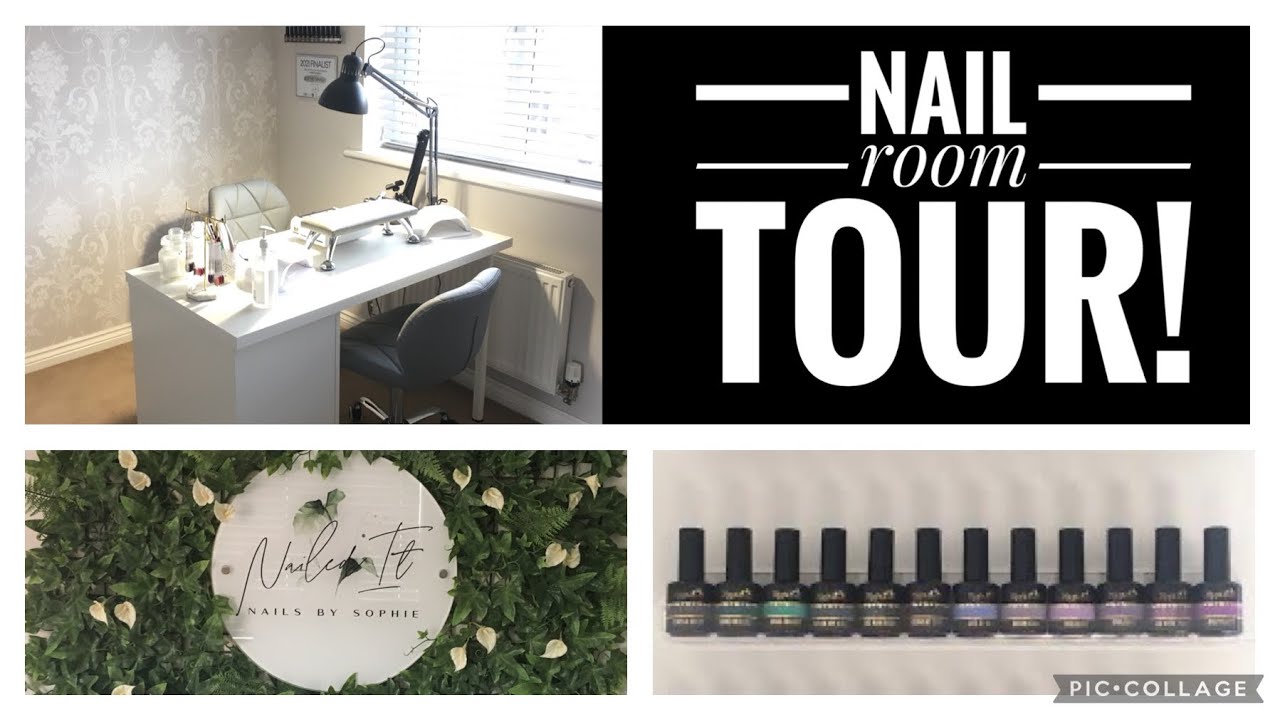 NAIL ROOM TOUR! HOME SALON