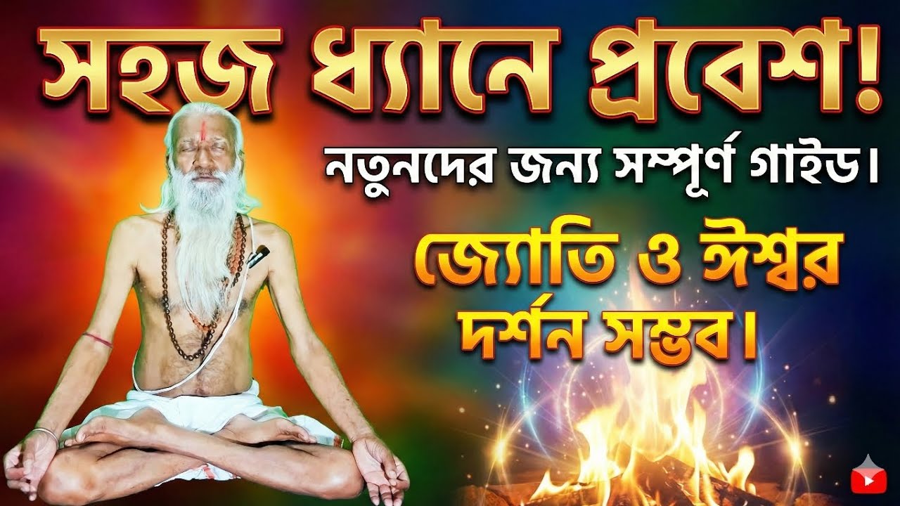 সহজ ধ্যান: নতুনদের জন্য ঈশ্বর ও জ্যোতি দর্শনের সম্পূর্ণ গাইড | মন শান্ত করার উপায় ২০২৬