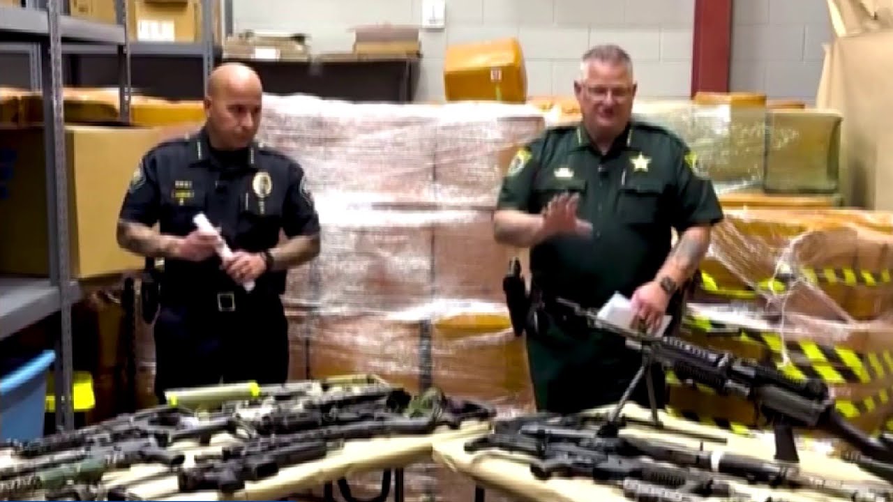 Florida sheriff details seizure of 92,000 pounds of drugs, arsenal of weapons