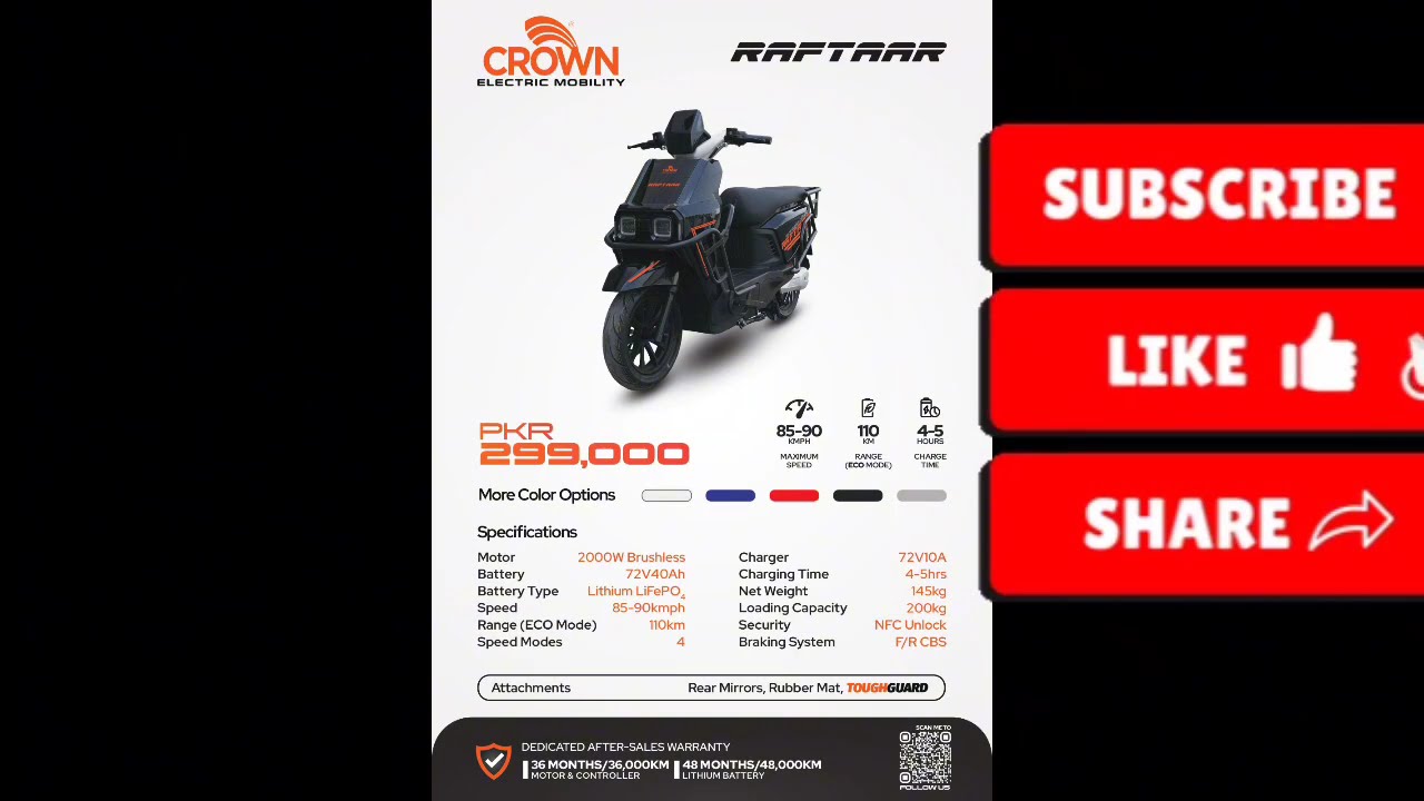 Crown Electric Bike 2026 😱 1 Charge Kitna Chalegi? Full Details