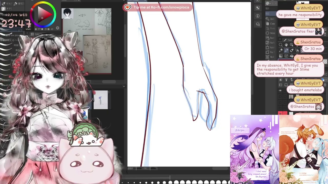 2026.02.04 drawing model art for vinnkoi【Slime Lord】【EN/CN/JP/YUE】