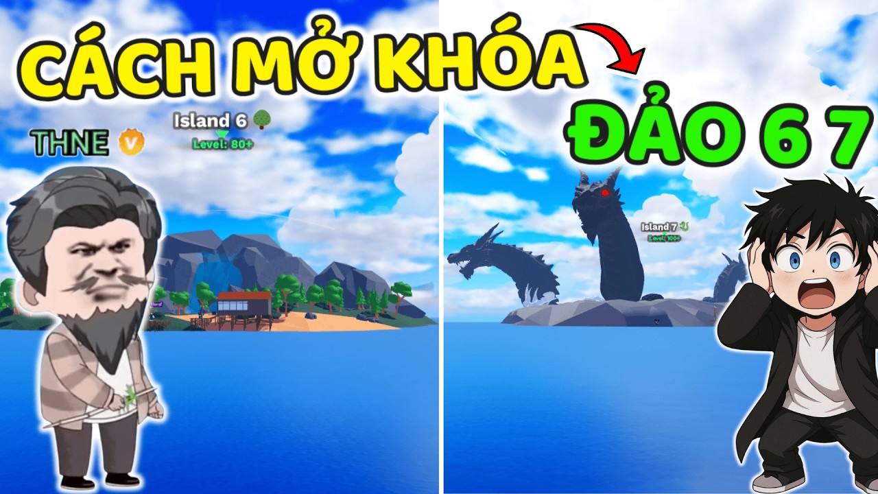 THNE PHÁT HIỆN CÁCH MỞ KHÓA ĐẢO 6 7 TRONG CÂU CÁ VẠN CÂN PHIÊN BẢN TITAN FISHING ROBLOX