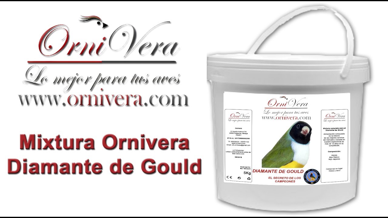 MIXTURA ORNIVERA DIAMANTE DE GOULD | WWW.ORNIVERA.COM