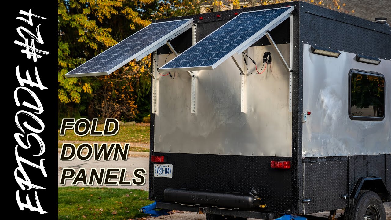 How to Build a DIY Travel Trailer: Solar Panel Installation