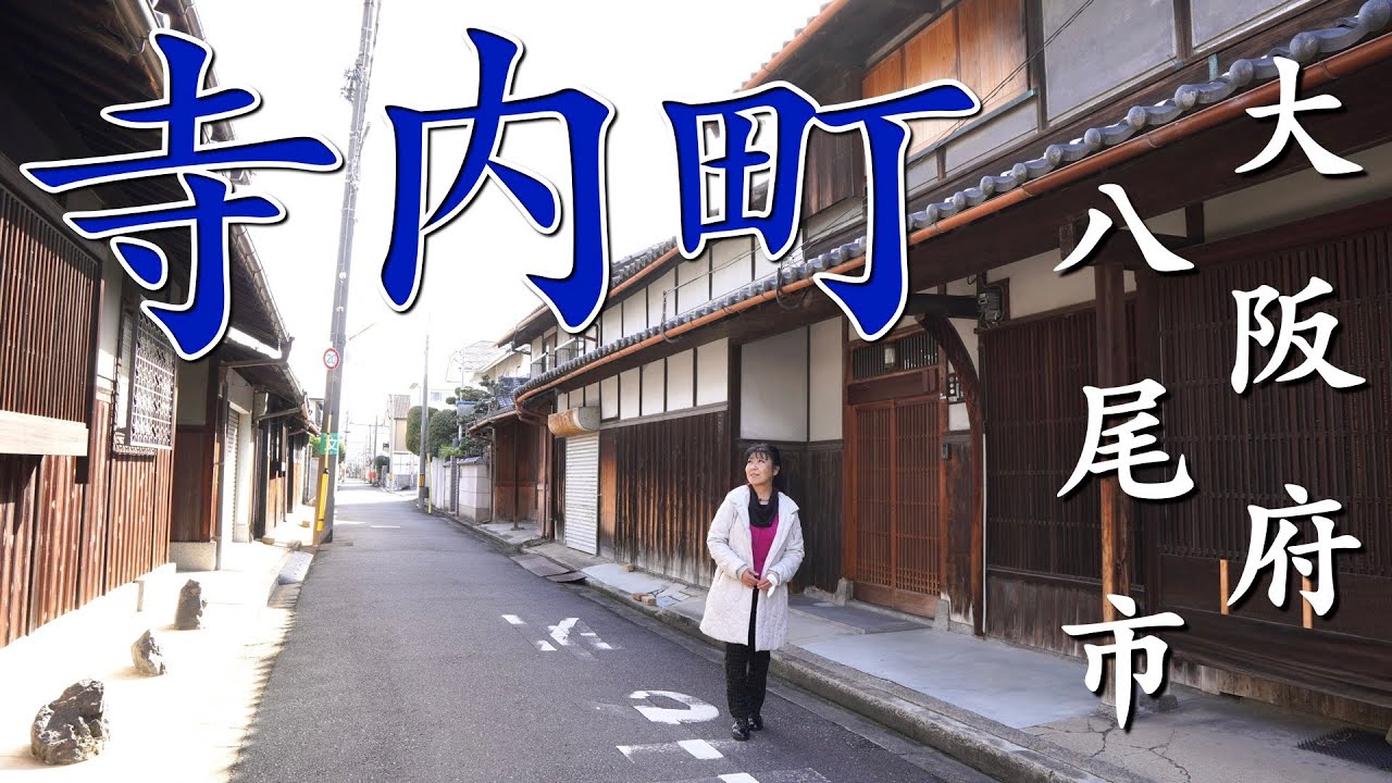 【大阪府八尾市】久宝寺の寺内町✨江戸時代から残る町並みを歩きます　許麻神社〜久宝寺城址〜発願寺〜念佛寺〜顕証寺