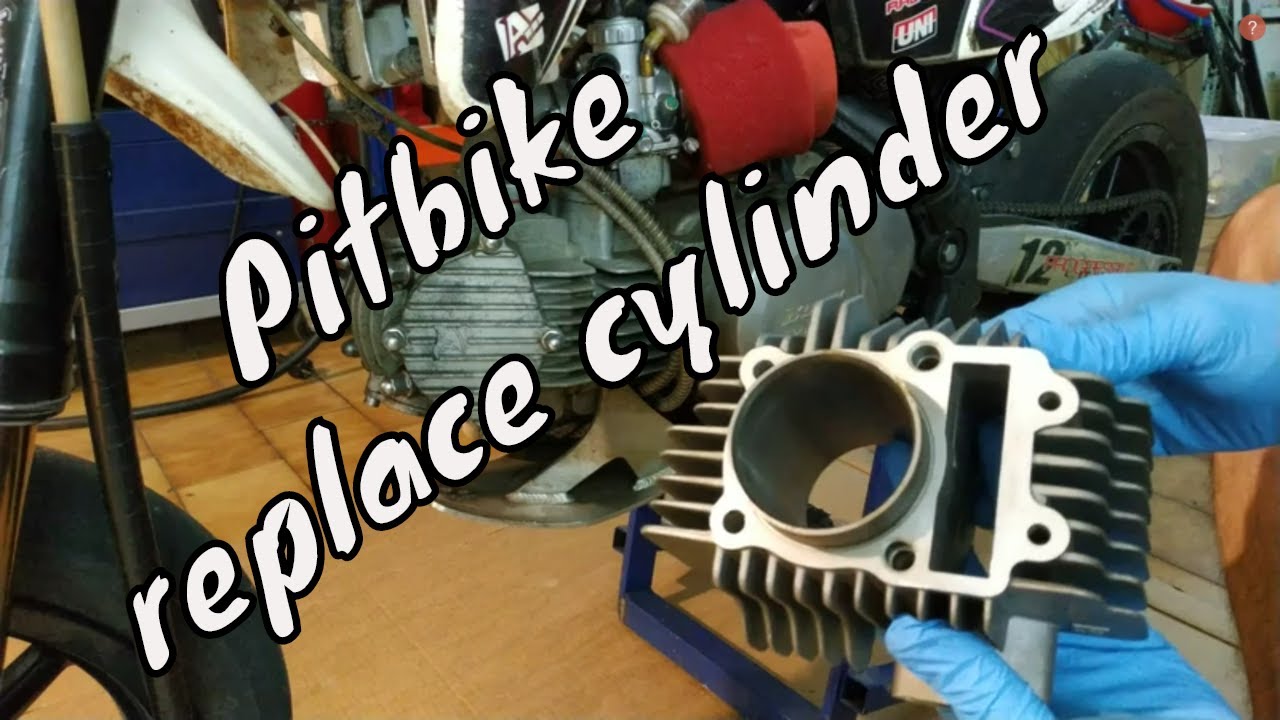 pitbike cylinder replace