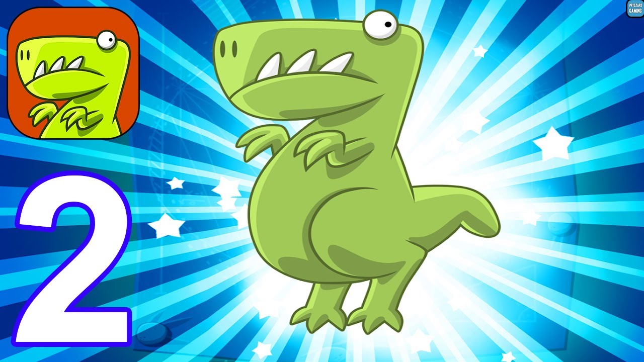 Crazy Dino Park - Gameplay Walkthrough Part 2 Pterodactyl, T-Rex, Velociraptor (Android, iOS)