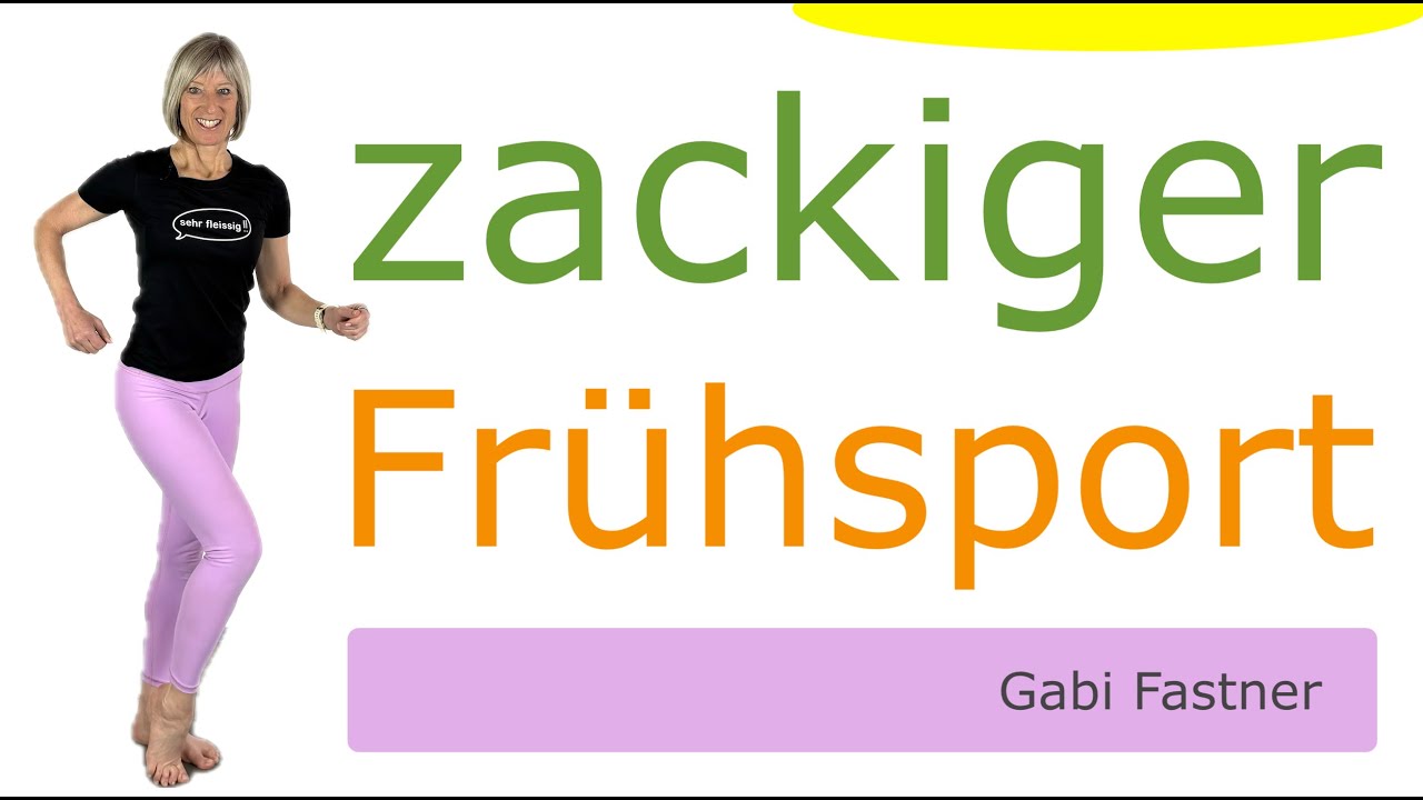 ☀️ 20 min. zackiger Fr&uuml;hsport | Cardio -Intervall - Training mit ca. 2300 Schritten, ohne Ger&auml;te