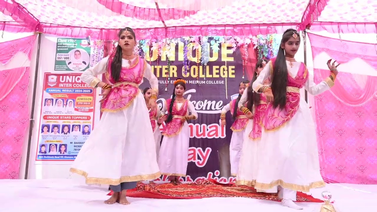 swagat dance unique inter college khampur