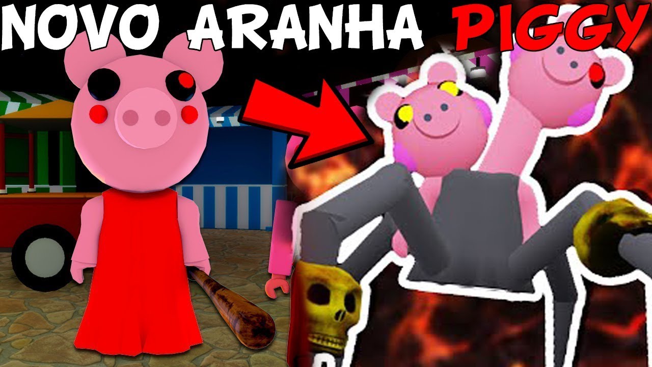 NOVO MONSTRO ARANHA PIGGY NO ROBLOX!! - INCRIVEL!! - Roblox Piggy Custom Characters