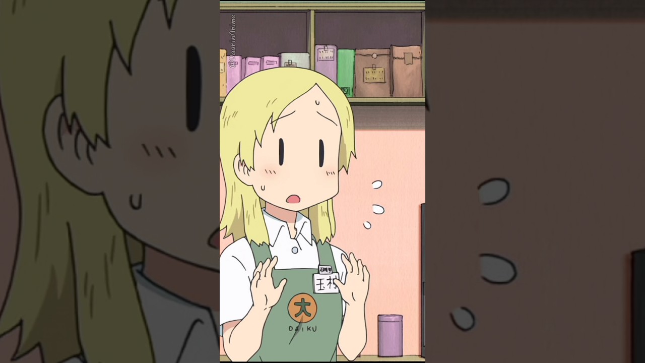 When two People pleaser meet😂😂 [Nichijou] Daarin Anime