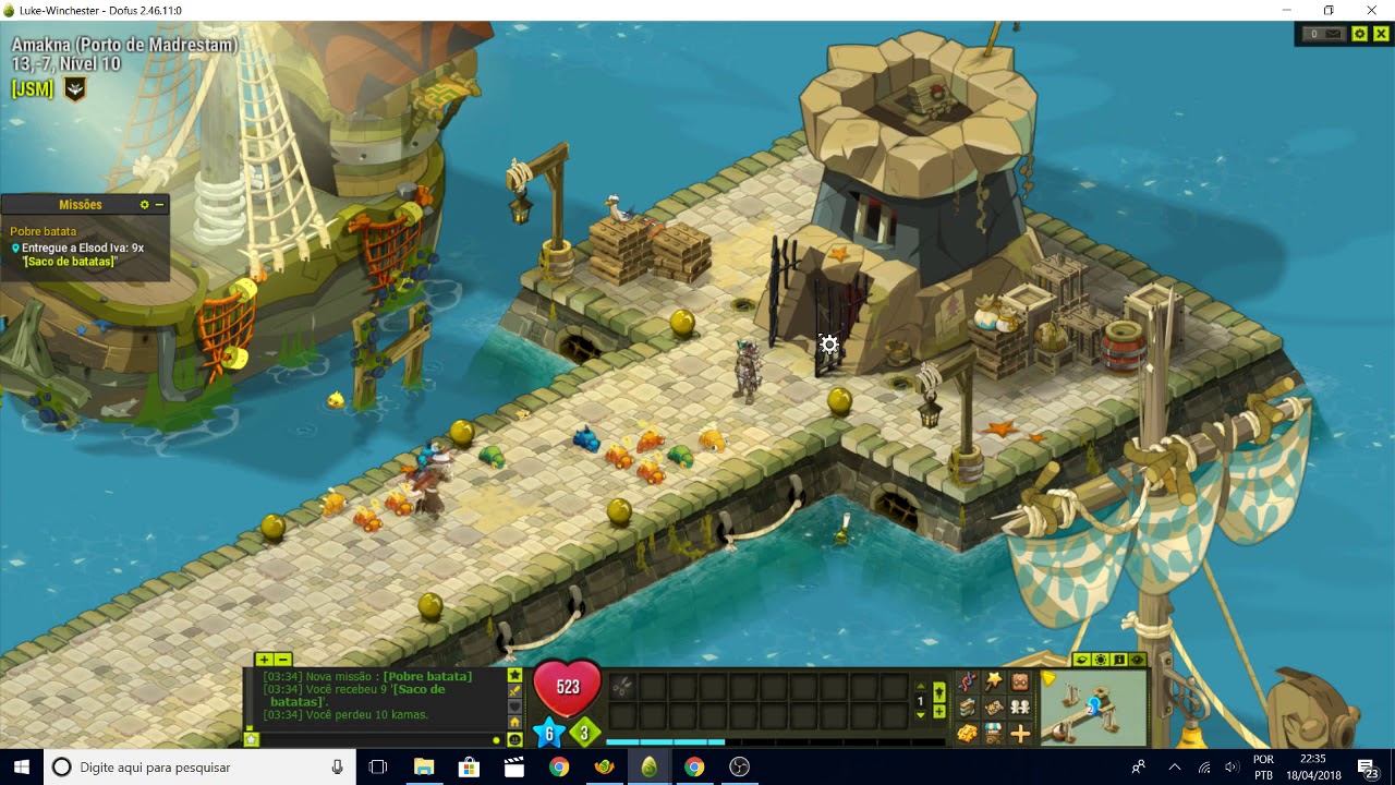 DOFUS CASTELO DE AMAKMA / MISS&Atilde;O #1 POBRE BATATA / SUCESSO #1 VALE DO CASTELO