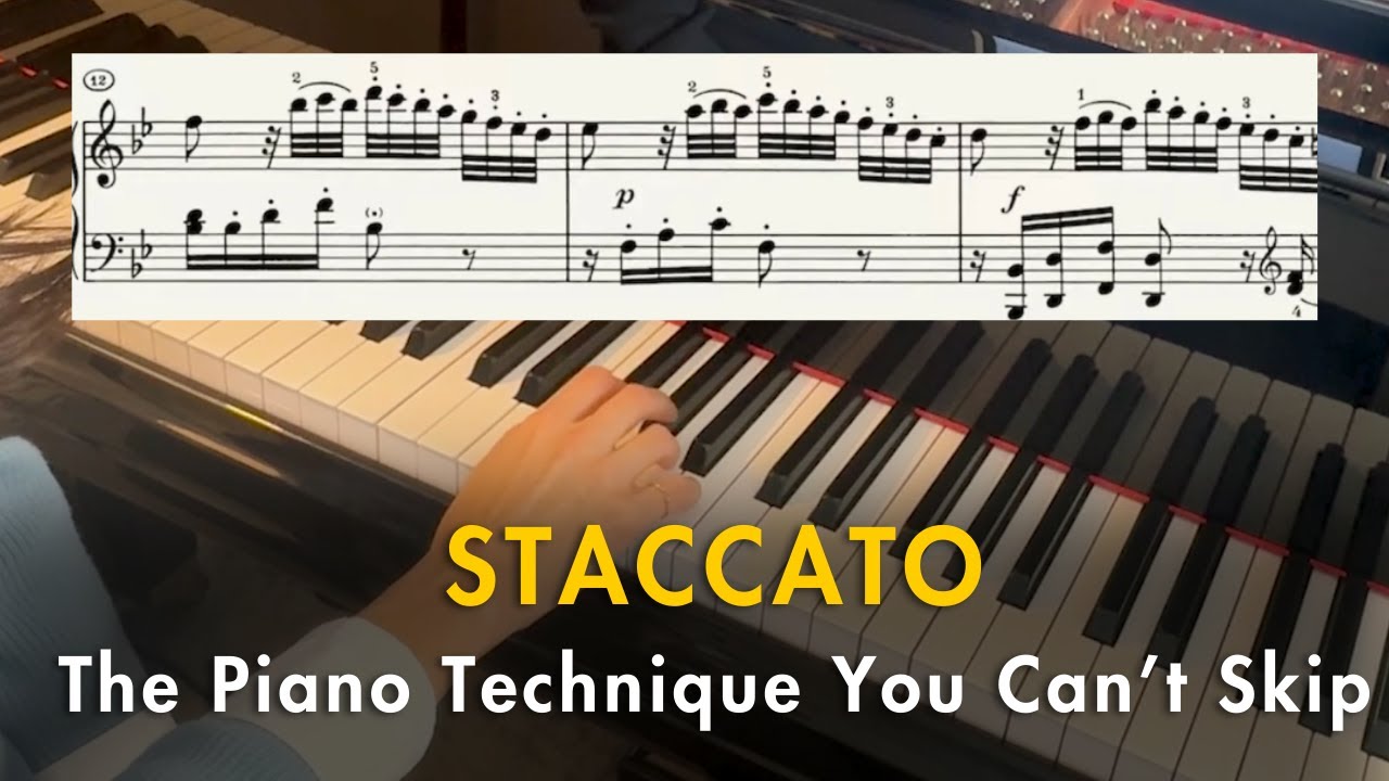Most Pianists Never Learn Staccato Properly