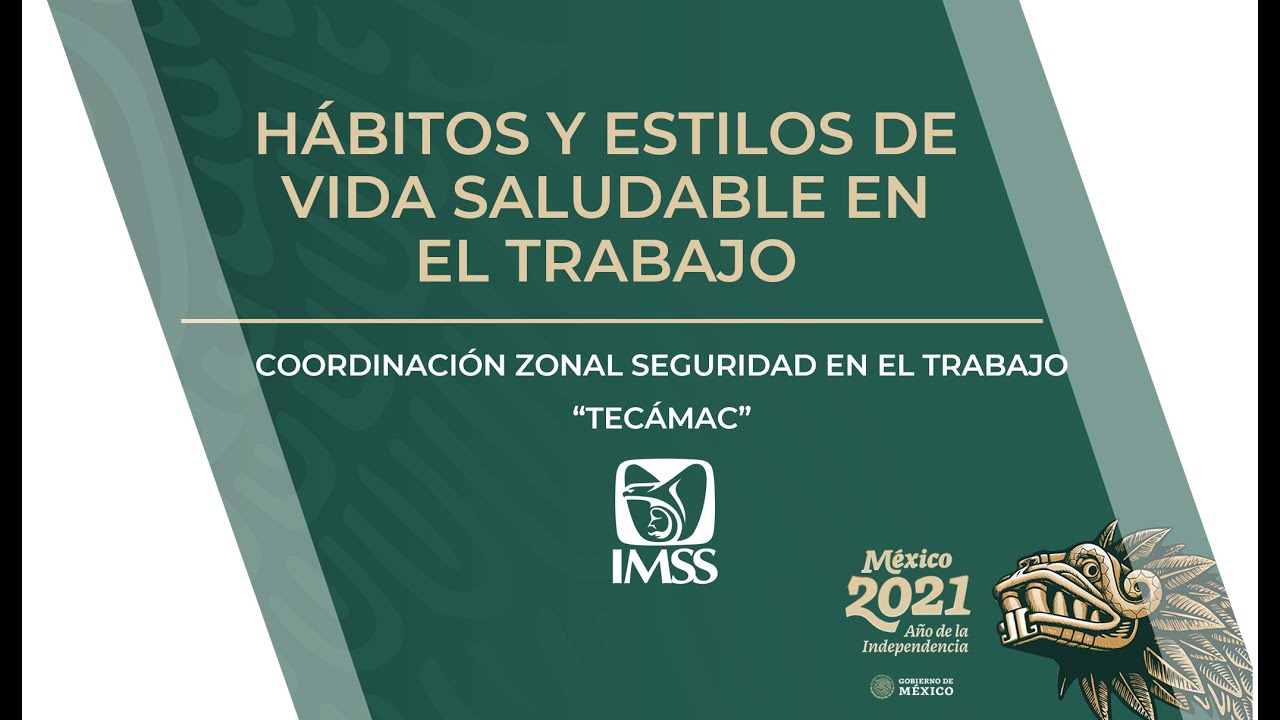 H&aacute;bitos y estilos de vida saludable en el trabajo
