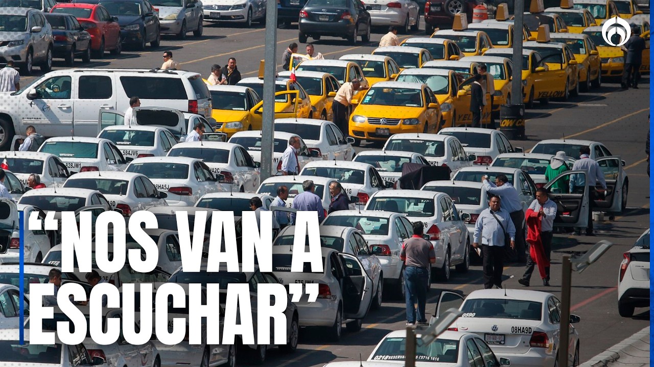 Taxistas del aeropuerto escalan protesta: amenazan con llevar bloqueos a más aeropuertos