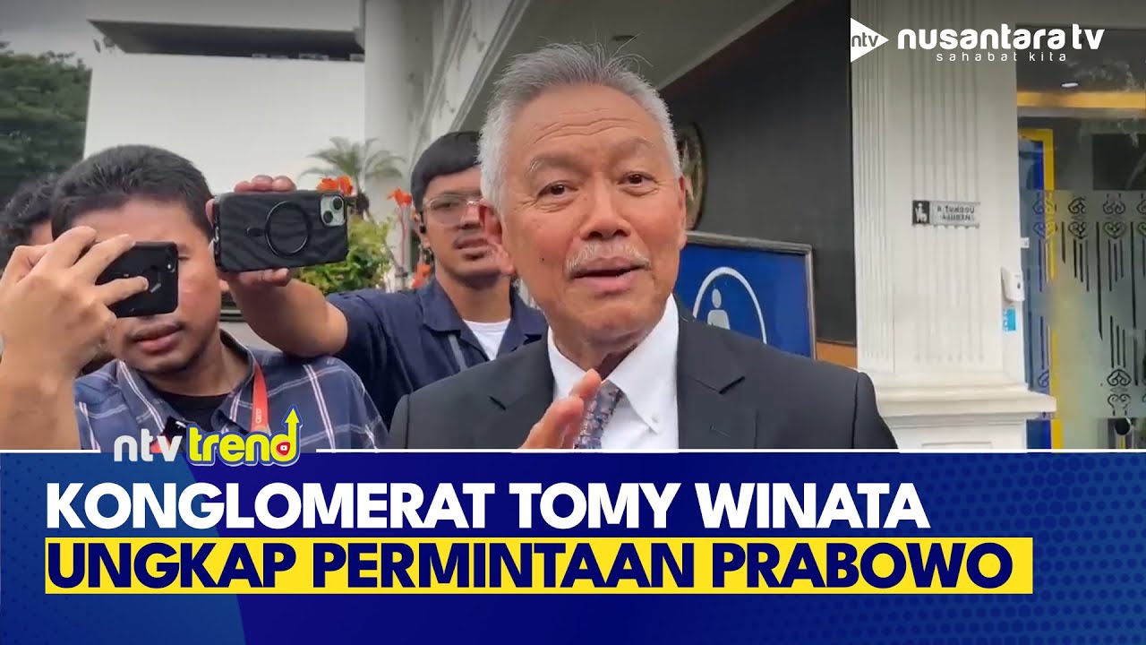 Konglomerat Tomy Winata Ungkap Permintaan Prabowo Saat Bertemu Legenda Investasi AS Ray Dalio | NTV