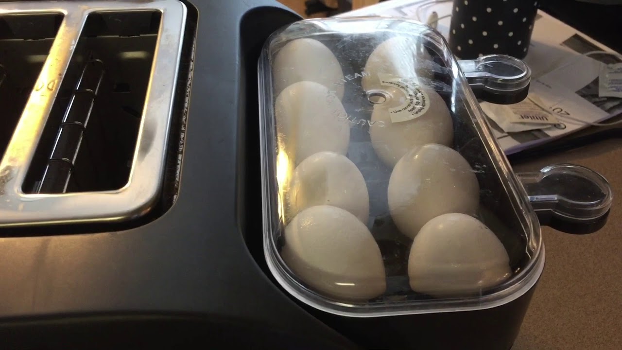 WestBend 4-Slice Breakfast Station Part 2 - Steaming Eggs (Hard Boiled Eggs)