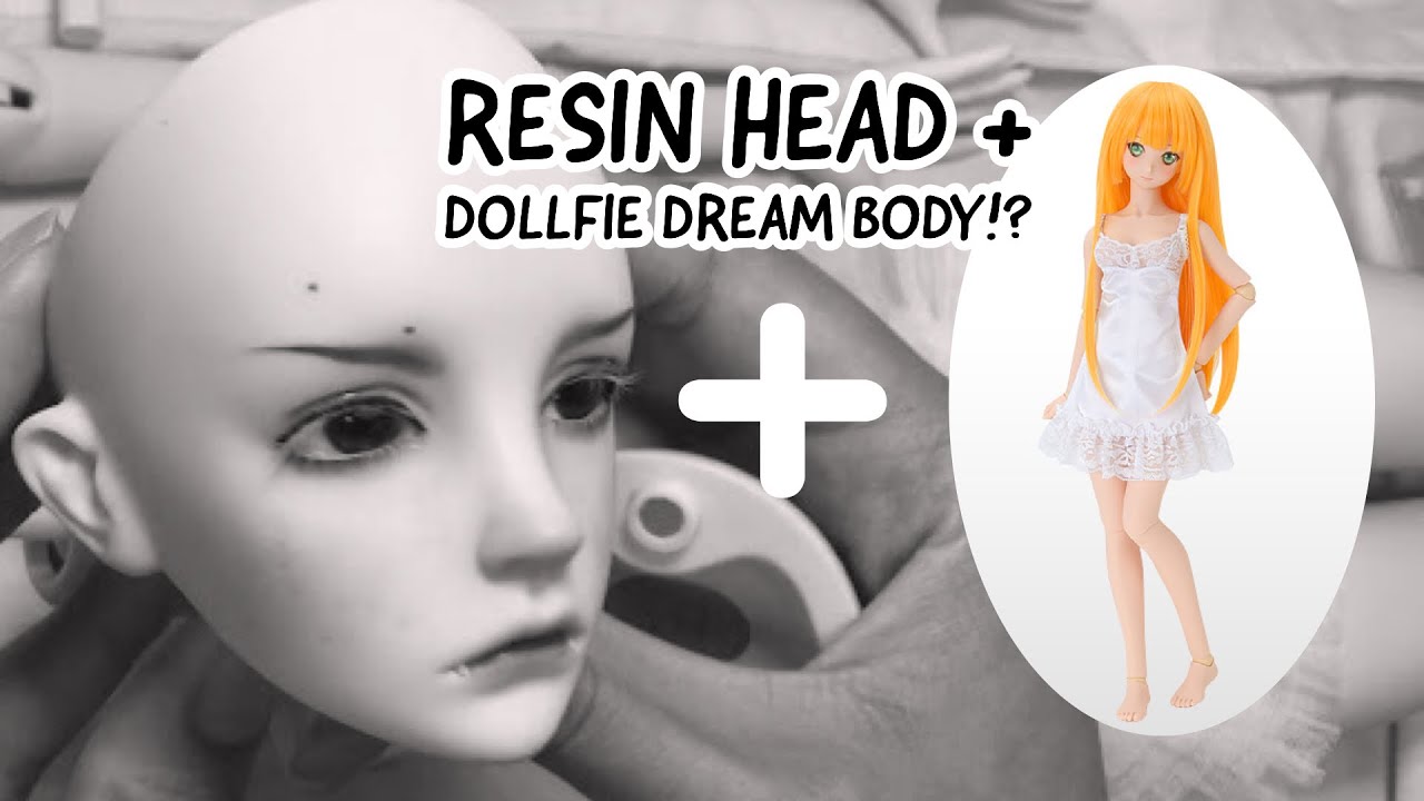 I hybrid a bjd head on a Dollfie Dream body