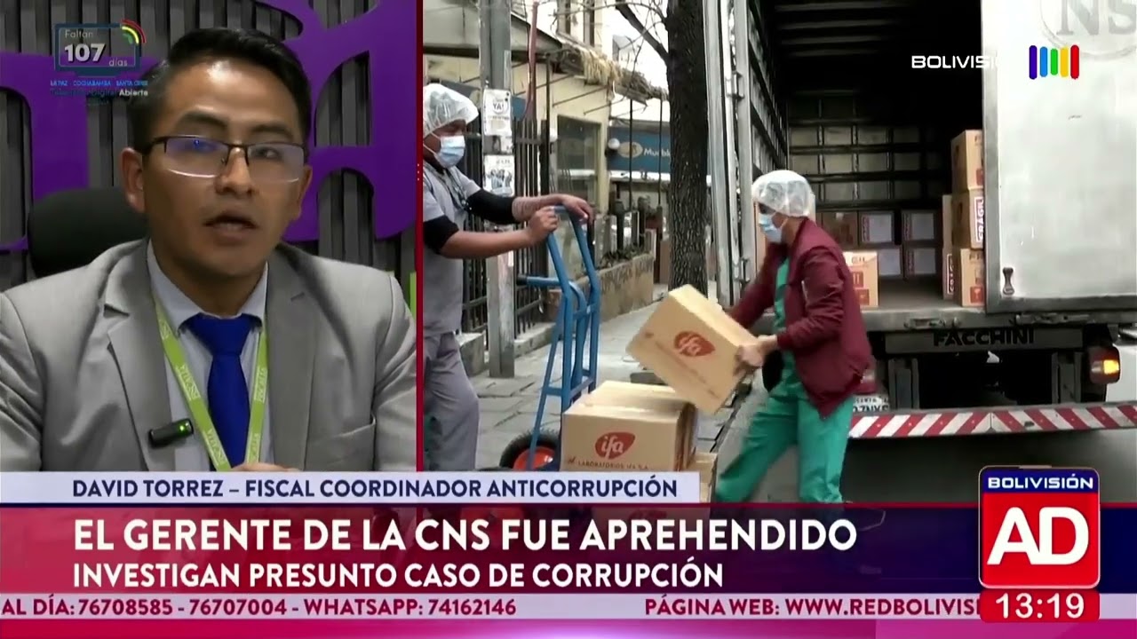 Aprehenden al gerente de la CNS por presunto caso de corrupción