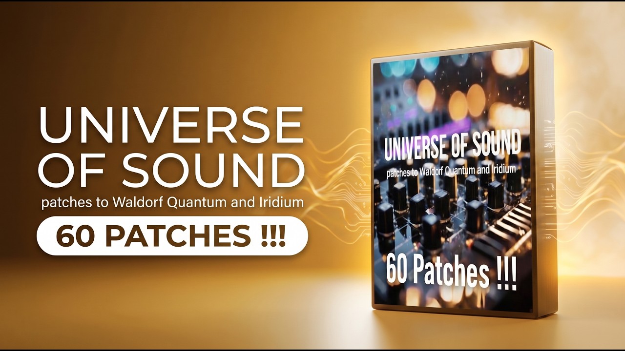 Soundbank Patches to  Waldorf Quantum and Iridium  60 Patches UNIVERSE OF SOUND