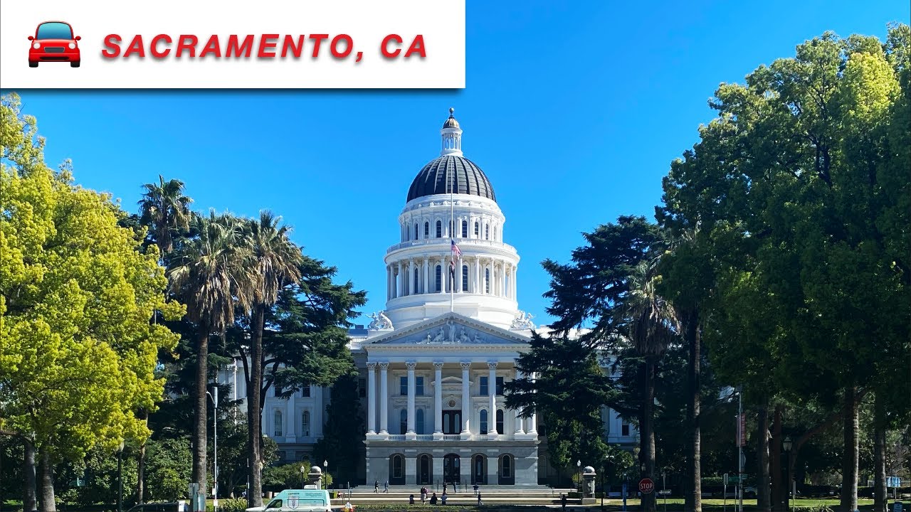 4K Driving Tour: Downtown Sacramento, California