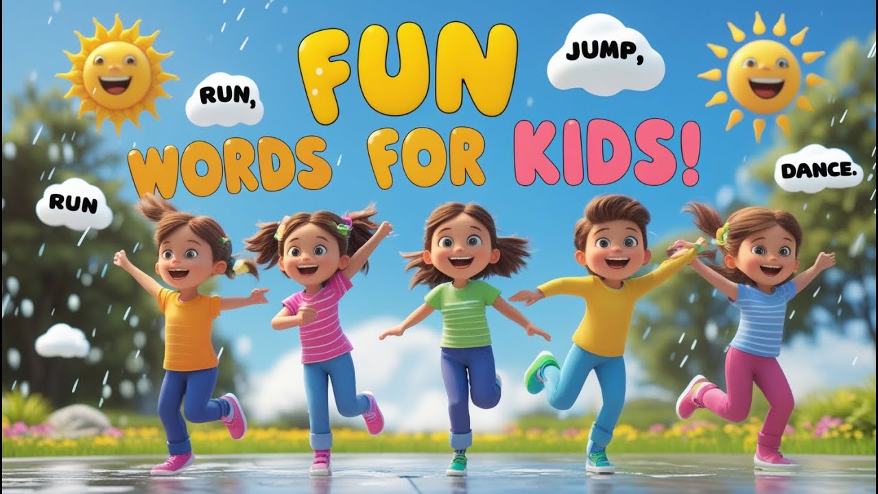 LEARN English Words for KIDS and Have FUN with Actions!
