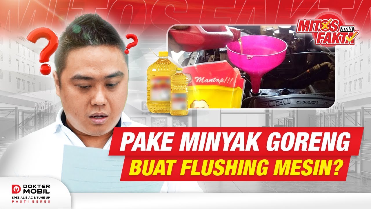 #MitosFakta | Flushing Pake Minyak Goreng? AC Cleaner Bikin Berlendir? - Dokter Mobil Indonesia