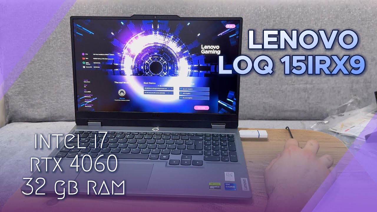 Lenovo (LOQ 15IRX9) | i7 + RTX 4060 — 32GB RAM FREDOS & Kutu Açılımı Ve Bedava Win 11 Kurulum 4K🔥
