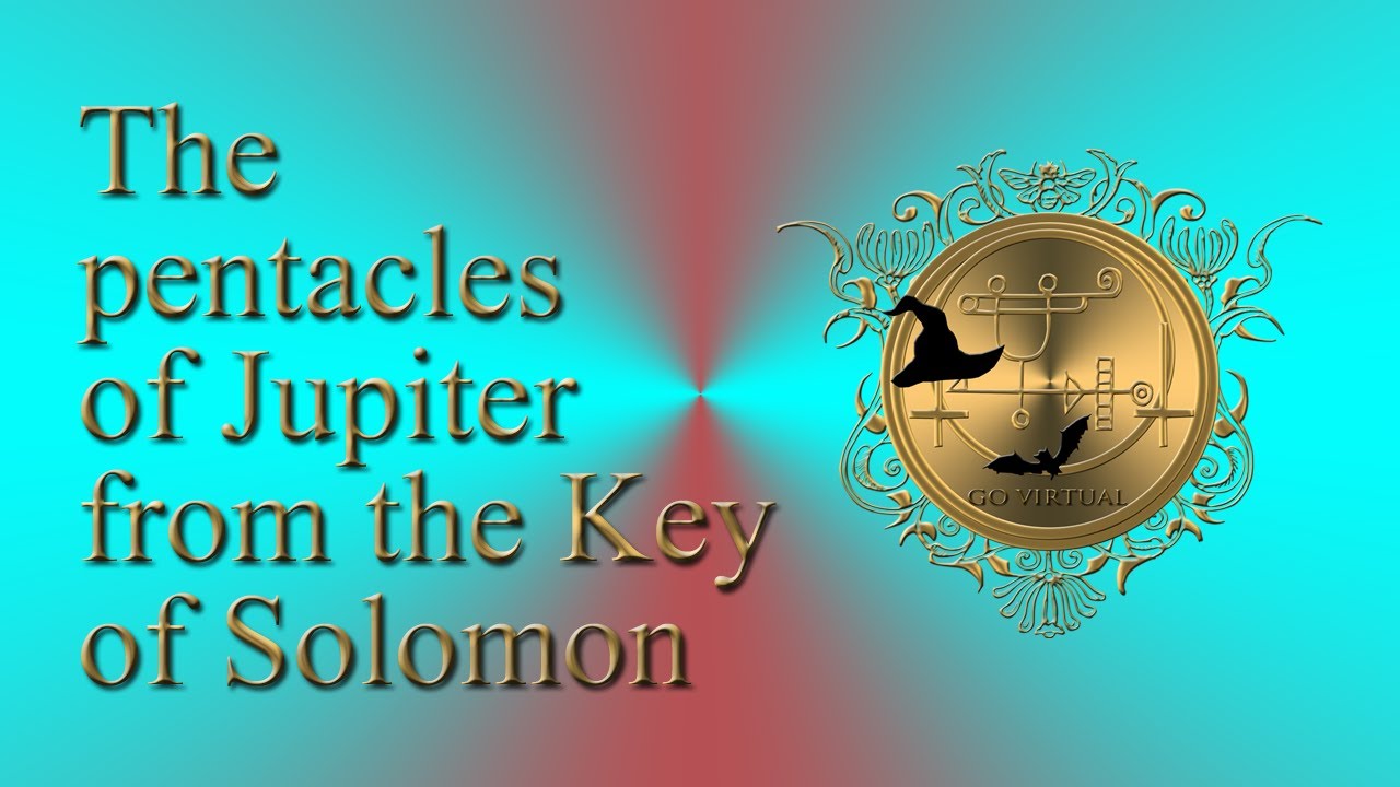 The Wealth pentacles of Jupiter from the Key of Solomon. See more Solomon pentacles videos below!