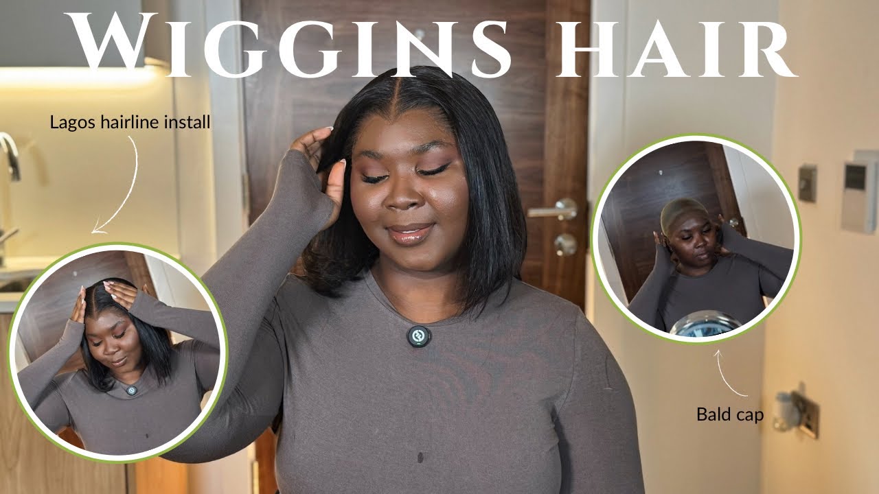 13x6 FULL FRONTAL LAGOS M SHAPED HAIRLINE WIG INSTALL FOR BEGINNERS | BALD CAP METHOD|#wigginshair 