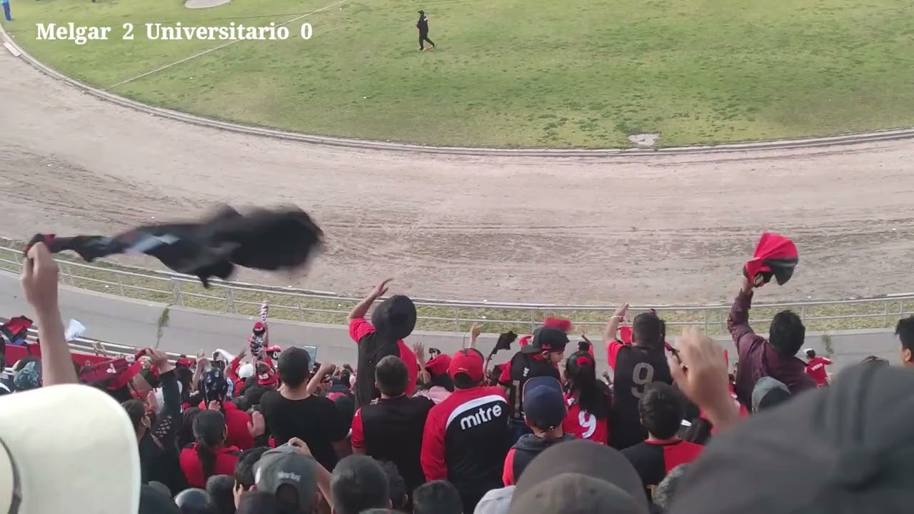 Melgar 2  Universitario 0 ,desde la tribuna sur. Arequipa 29 mayo 2022