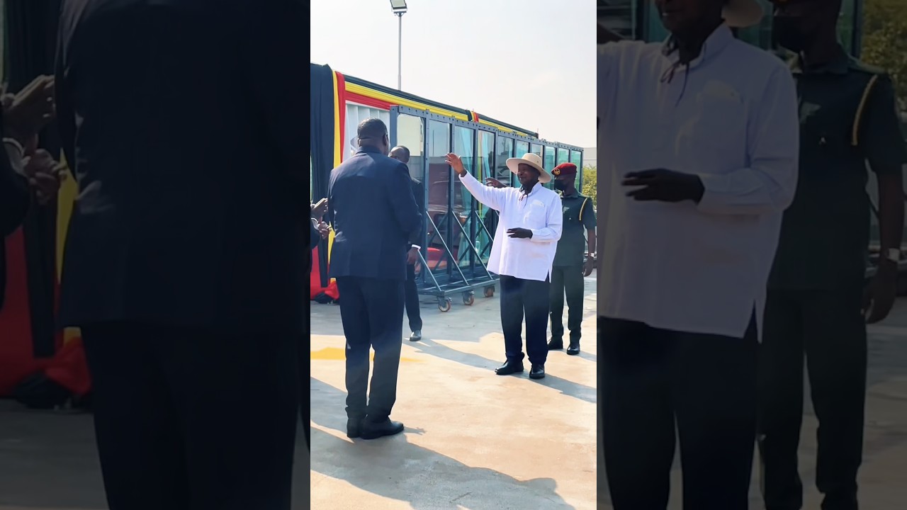 President Museveni at Parliament #shorts #shortvideo