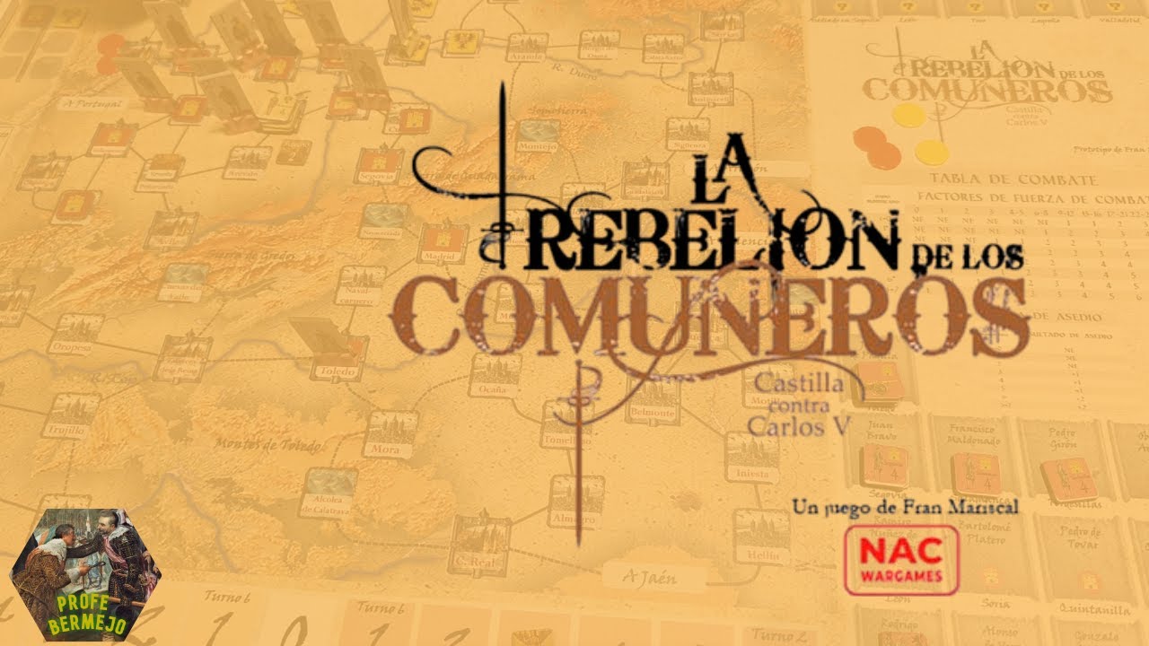 La rebelión de los Comuneros. Prototipo de Fran Mariscal. #boardgames #wargames #nacwargames