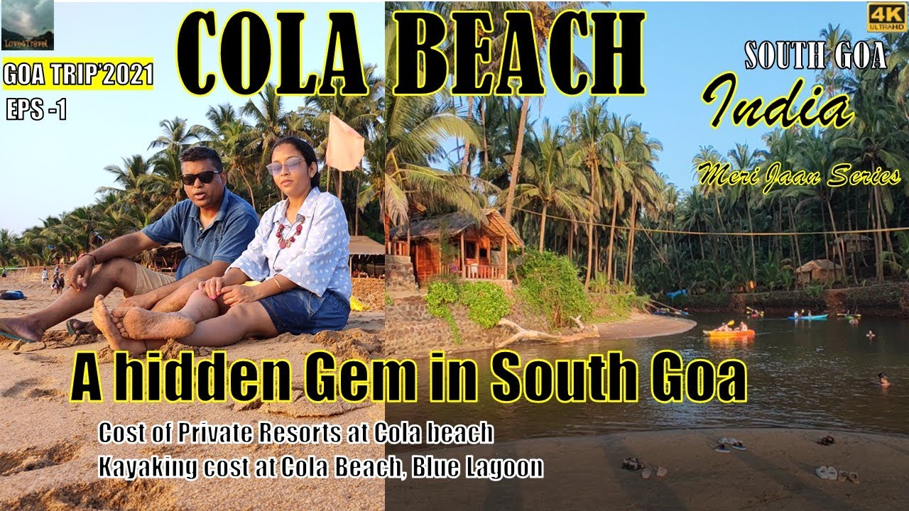 Cola Beach & Blue Lagoon 🇮🇳 A Hidden Gem in South Goa -Don't miss this-Goa Roadtrip #Love4Travel 4K