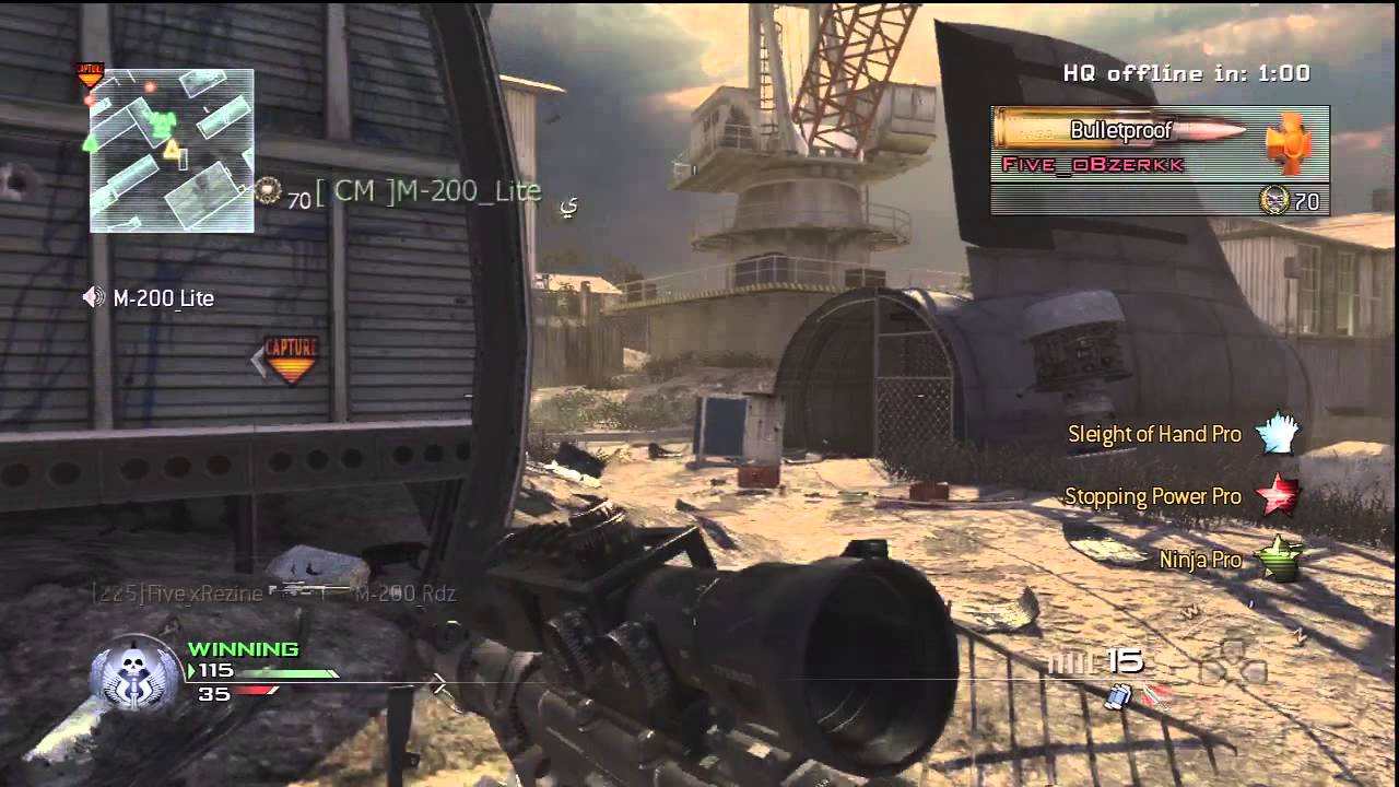 M200 vs Five | Mw2 Full-Game | Scrapyard