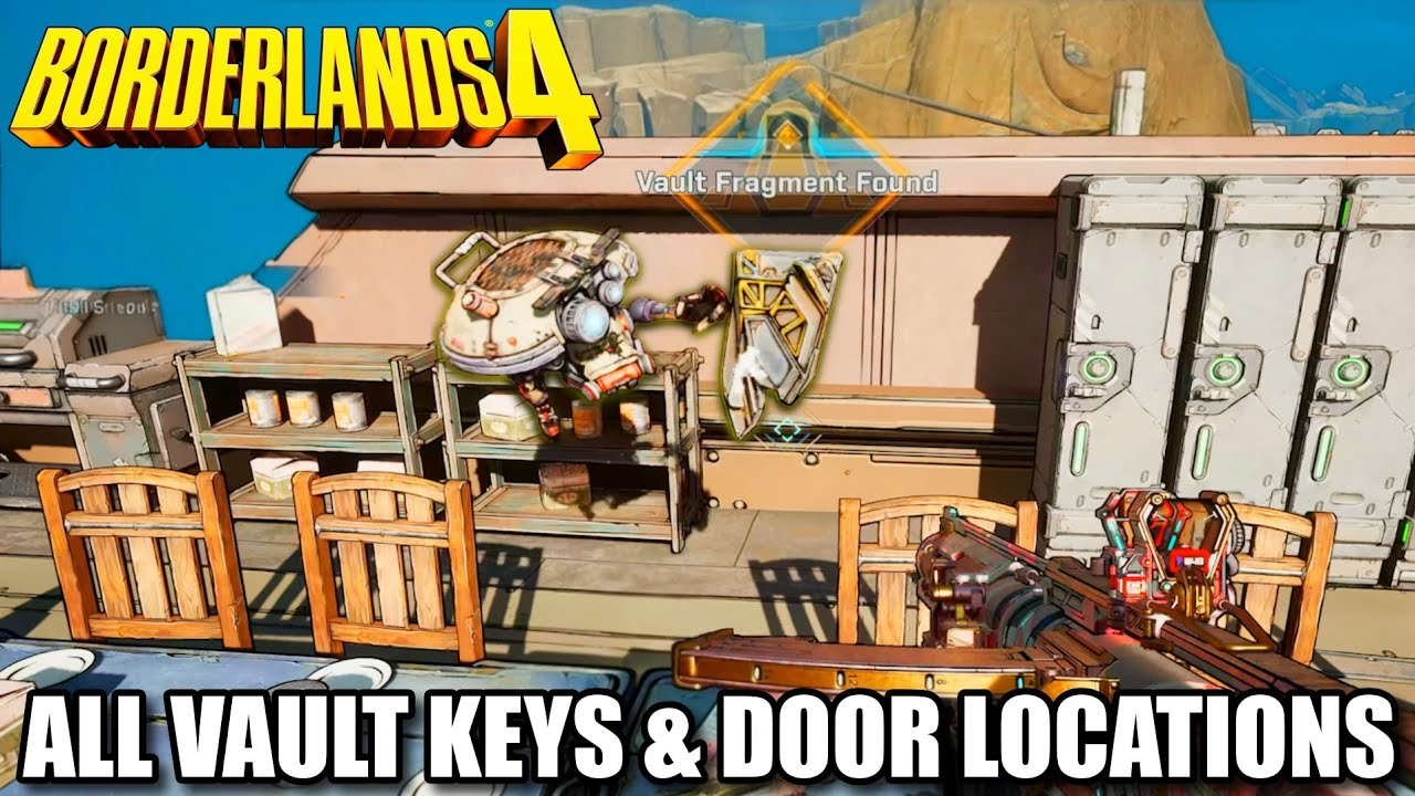 BORDERLANDS 4 - All Vault Key Fragments & Door Locations Guide