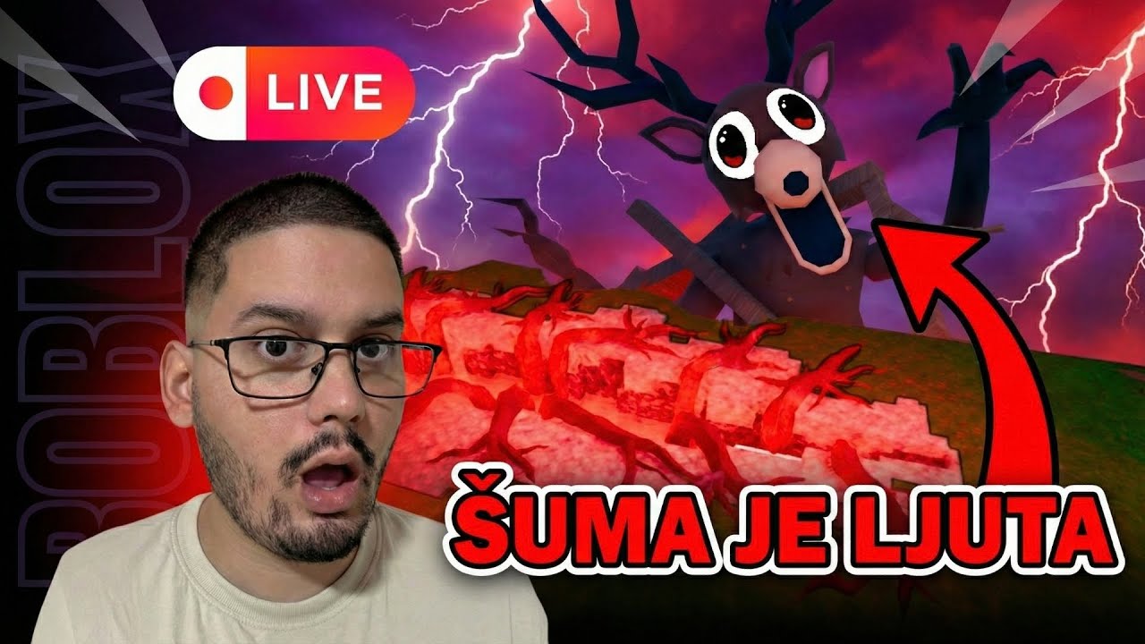 BRIŠEM ROBLOX🔴UŽIVO🔴LIVE🔴