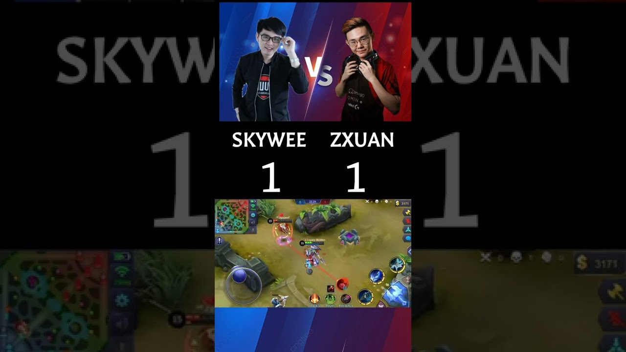 SKYWEE vs ZXUAN (Zilong vs Fanny) 🥰 #zxuan #mlbb