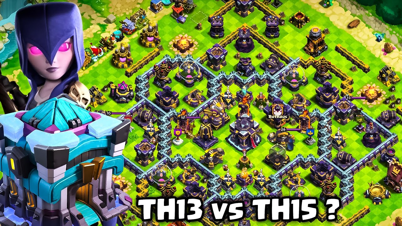 TH13 vs TH15 Max Attack Strategy | Clash of Clans