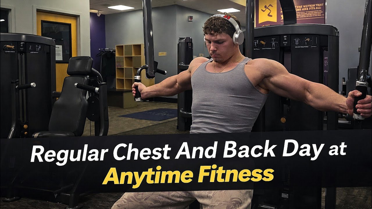 Normal Chest and Back Day at Anytime Fitness 