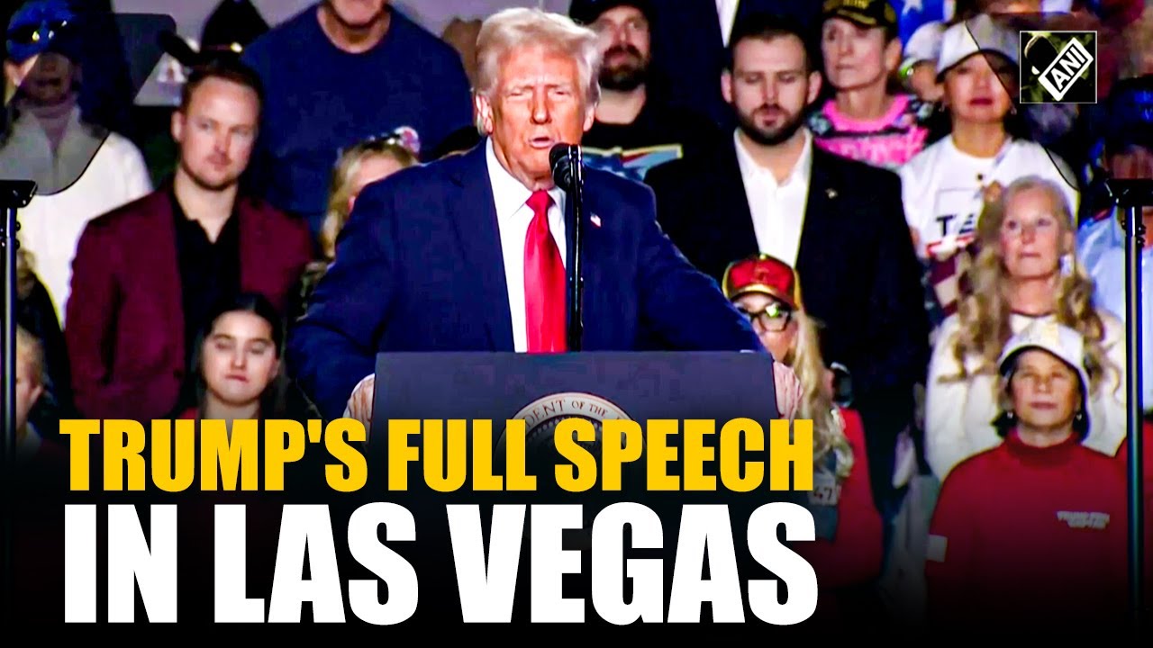 Full Speech: US President Donald Trump targets Biden Administration in Nevada, Las Vegas