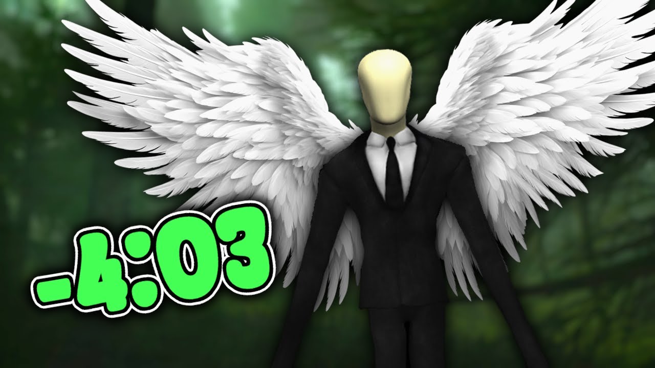 The Slenderman speedrun where you can FLY. I'm not kidding.