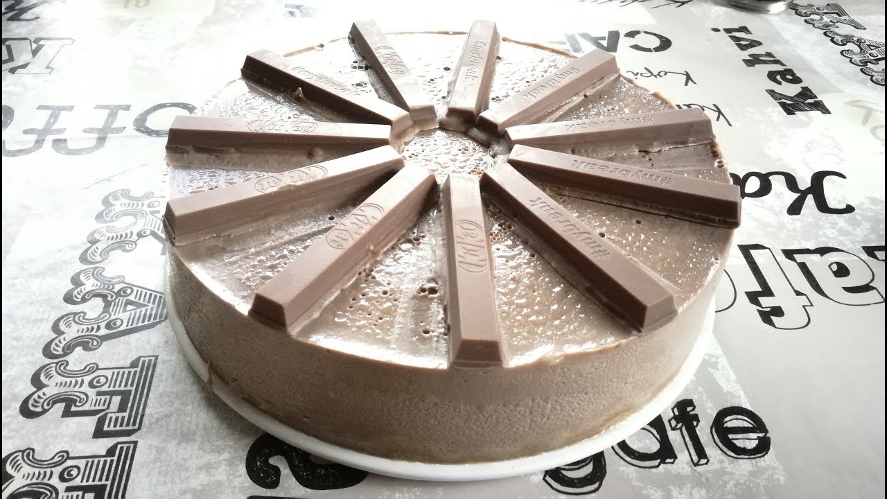 Tarta de KITKAT SIN HORNO Receta Facil Postres Mil