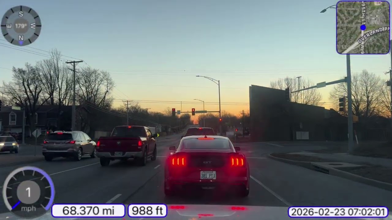 202600223 Dashcam Drivelapse Kansas City Metropolitan Area Monday