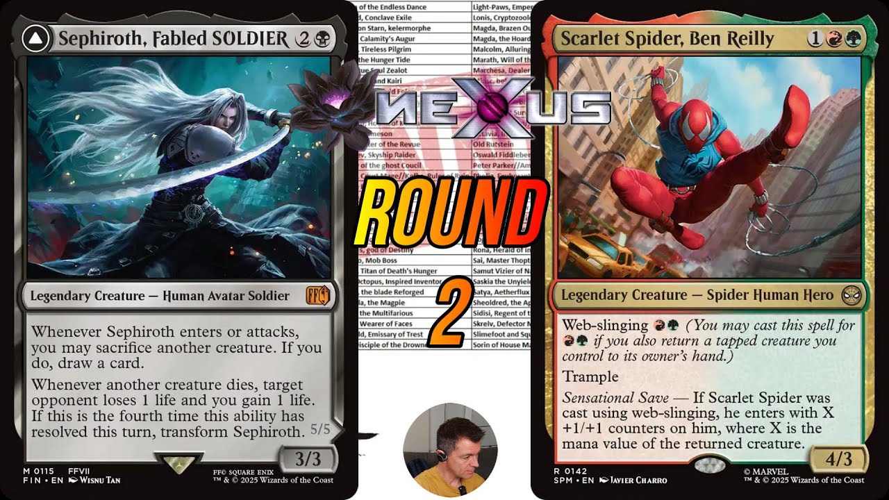 Sephiroth (Paul) VS Scarlet Spider (Rapha&euml;l) - MTG French Duel Commander Magic