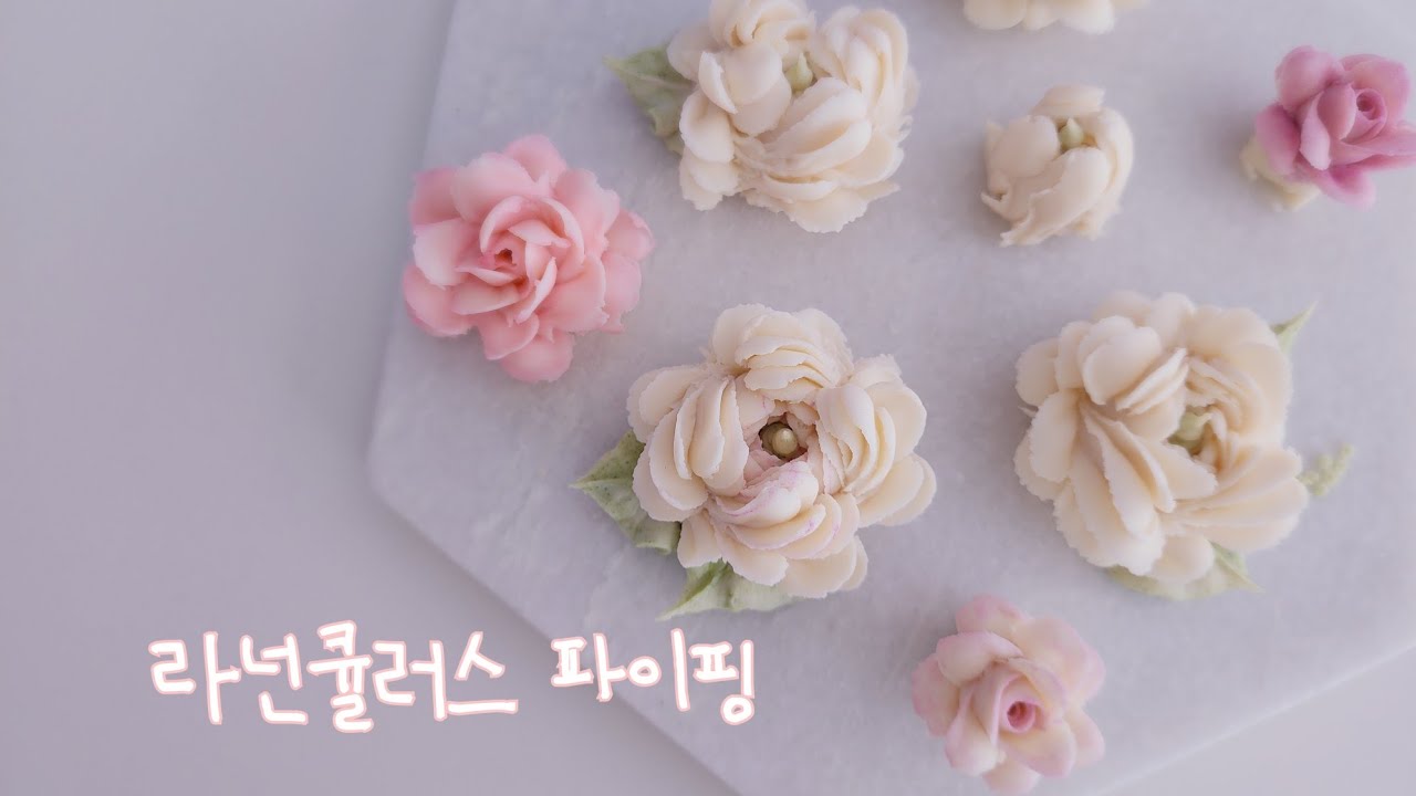 라넌큘러스 파이핑 Ranunculus Piping 앙금플라워