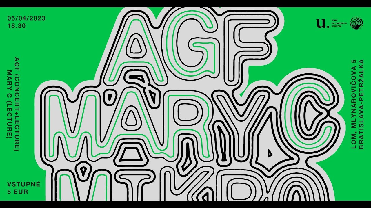Mikrozvuk #33: AGF ╱ Mary C live from LOM space, 5 April 2023